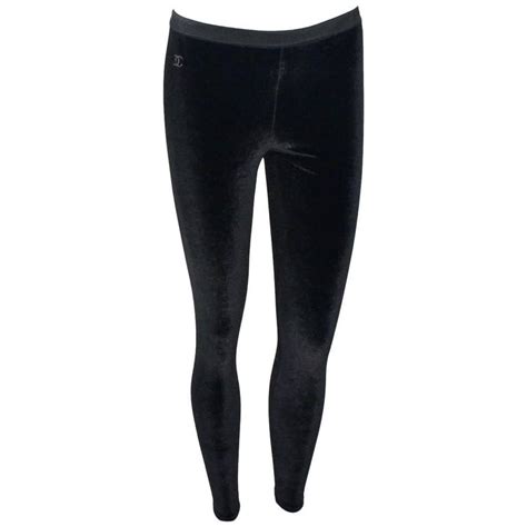 chanel leggings black|chanel trousers for women.